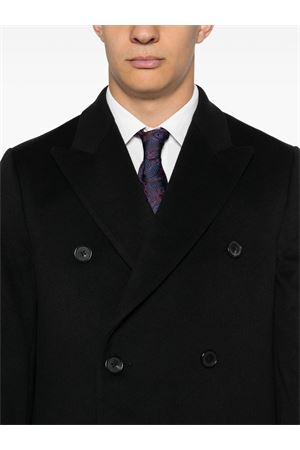 Black wool-cashmere blend coat PAUL SMITH | M1R224PN0011048A